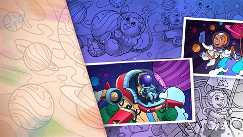 Coloring Book: Cosmos Fun