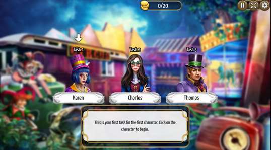 Hidden Objects: Magicians Carnival screenshot 2