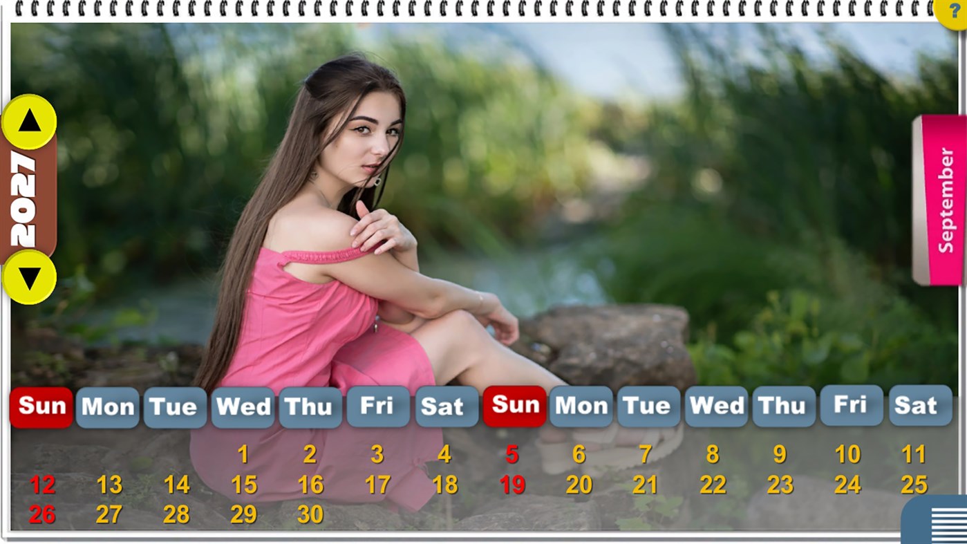 #2. Gorgeous Beauties Calendar[HD+] (Windows) Von: U'Technologies