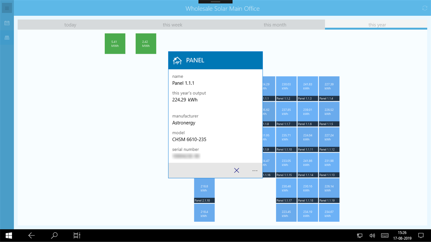 #8. Solar Panel Monitor for SolarEdge (Windows) 由: OABsoftware
