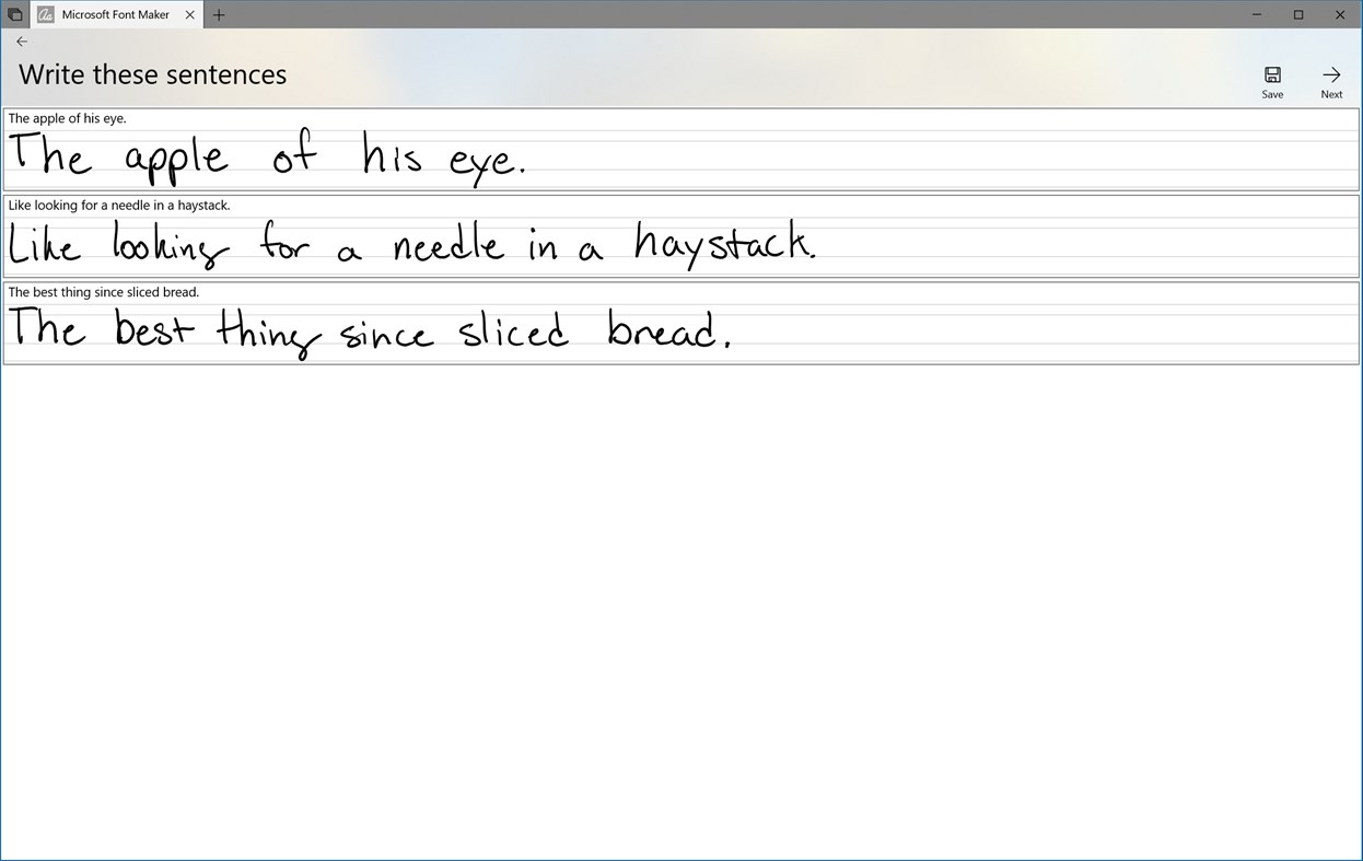 #2. Microsoft Font Maker (Windows) By: Microsoft Corporation