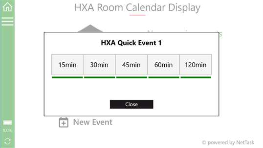 HXA Room Calendar Display screenshot 2