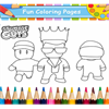 Stumble Coloring Book Guys