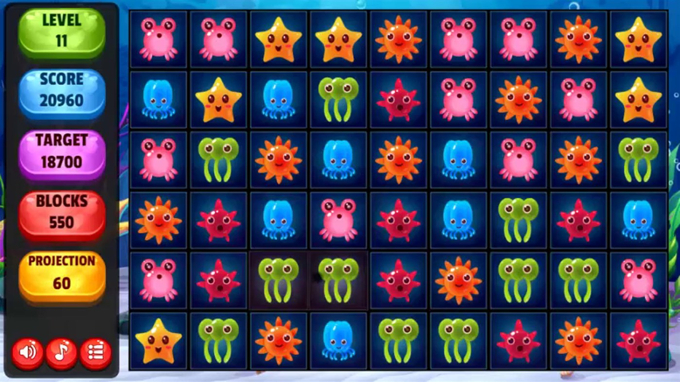 #4. Aquatic Blocks (Windows) 由: GameTab LLC