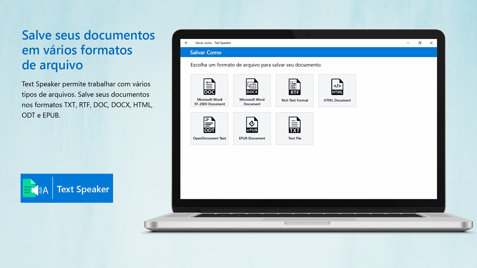 Programa para transformar texto em voz para Windows, Versão 2024