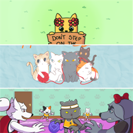 Aperçu Cozy Cats Triple Pack