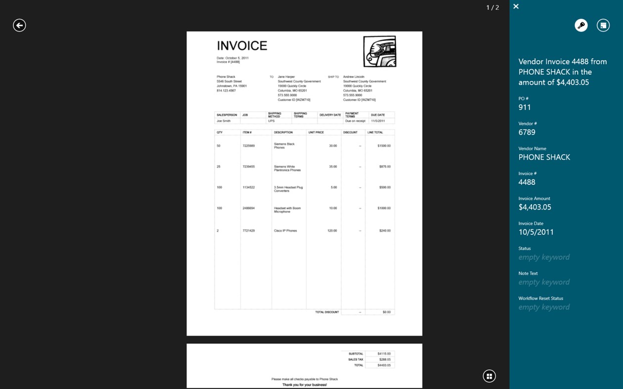 #6. OnBase (Windows) Podle: Hyland Software