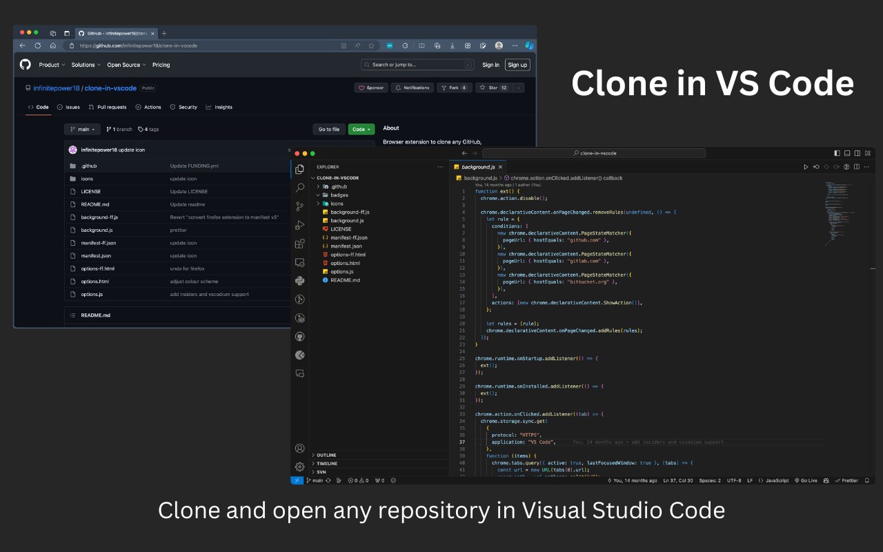 Clone in VS Code