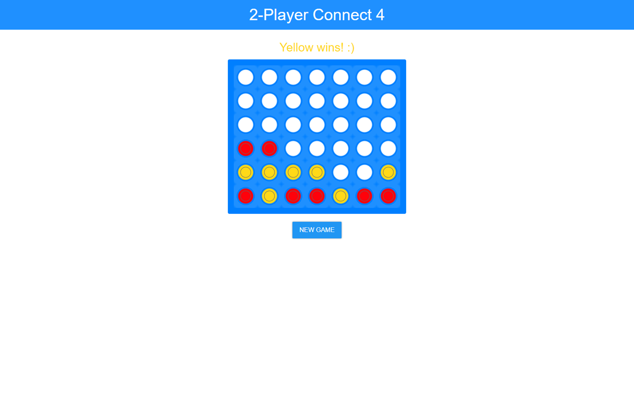 2-player Connect 4