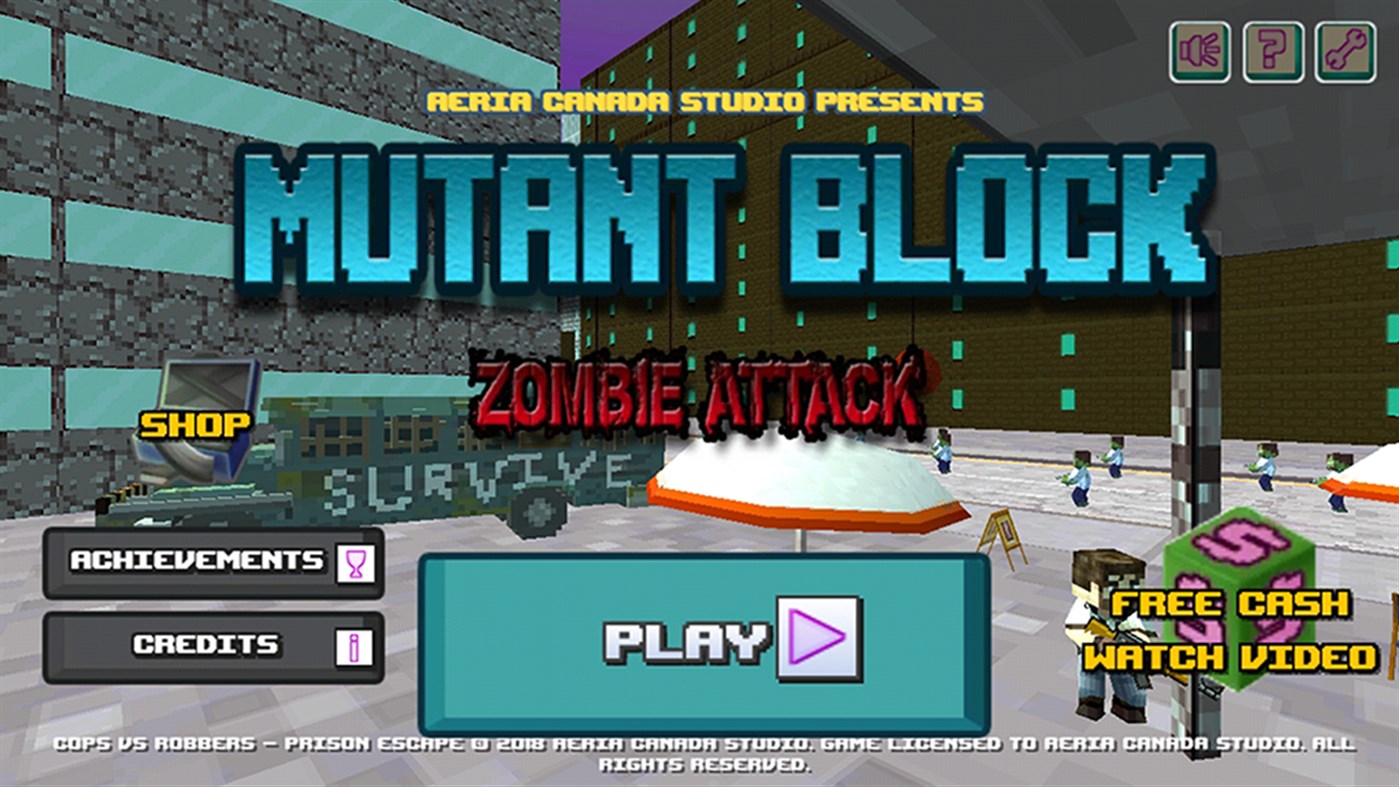 #2. Mutant Block Zombie Attack (Windows) 게시자: Aeria Canada Studio, Inc.
