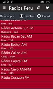 Radios Peru screenshot 1