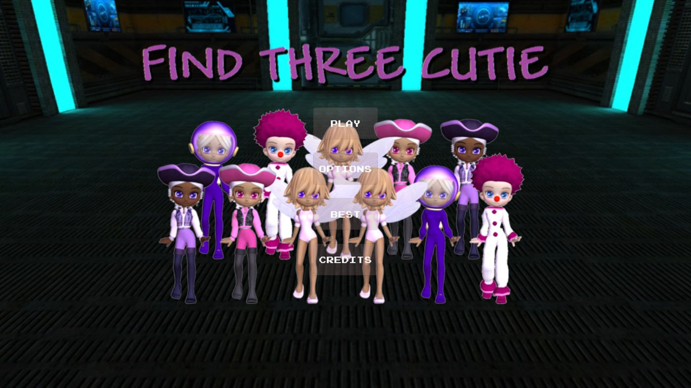 #1. Find Three Cutie (Windows) 게시자: Tri-Angel Software and Games