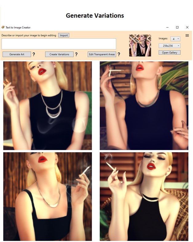 #7. Text to Image Creator (Windows) 由: Megaish