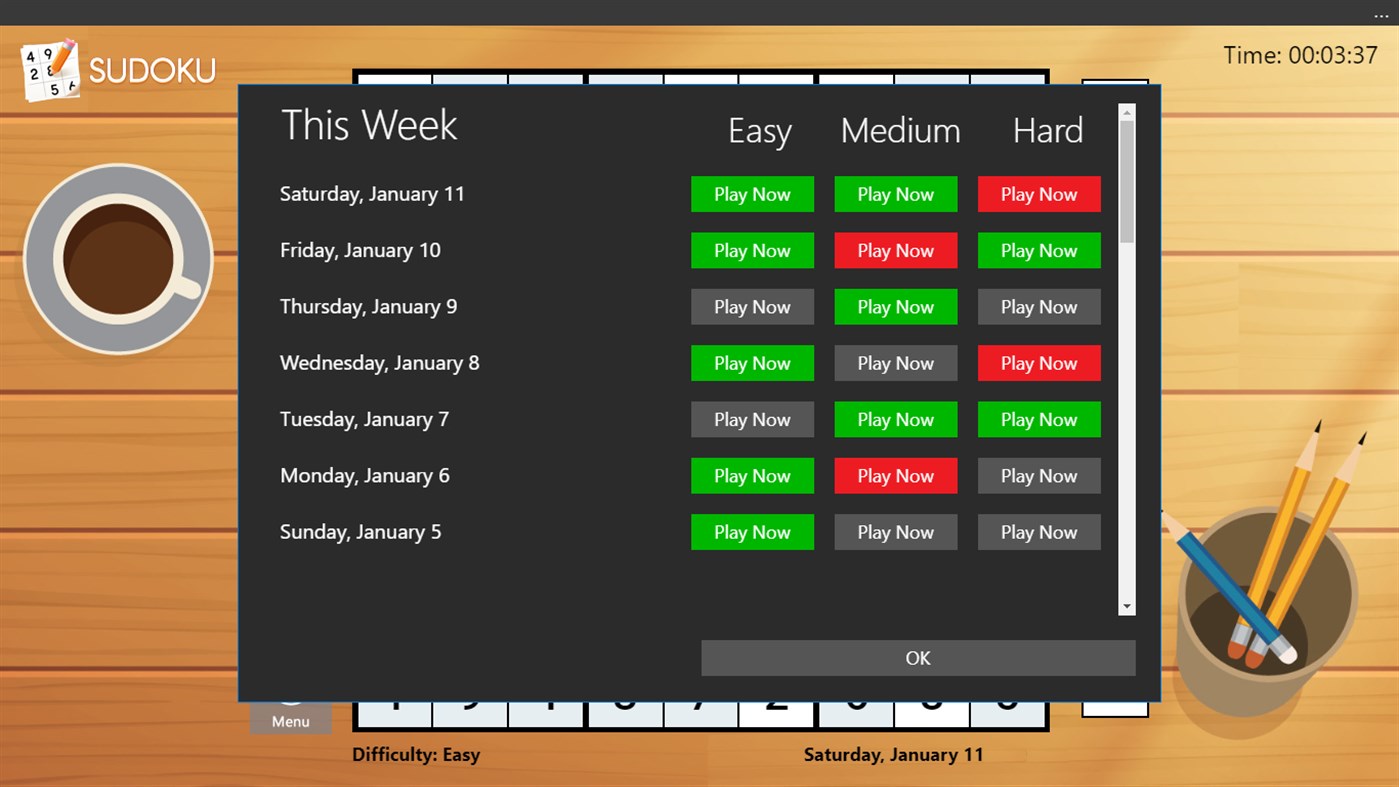 #5. Sudoku Free ! (Windows) 来自: TreeCardGames