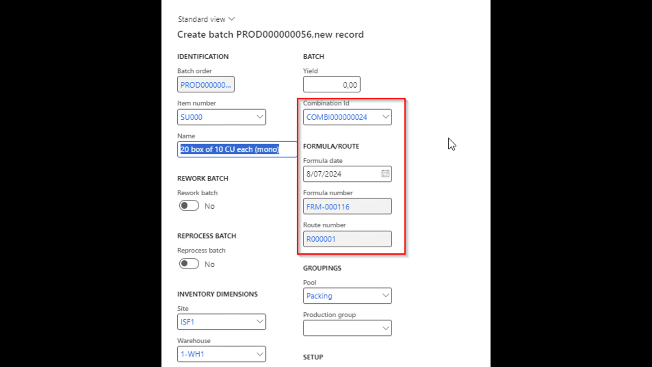 Snapshot 4 of Cegeka Food for Dynamics 365