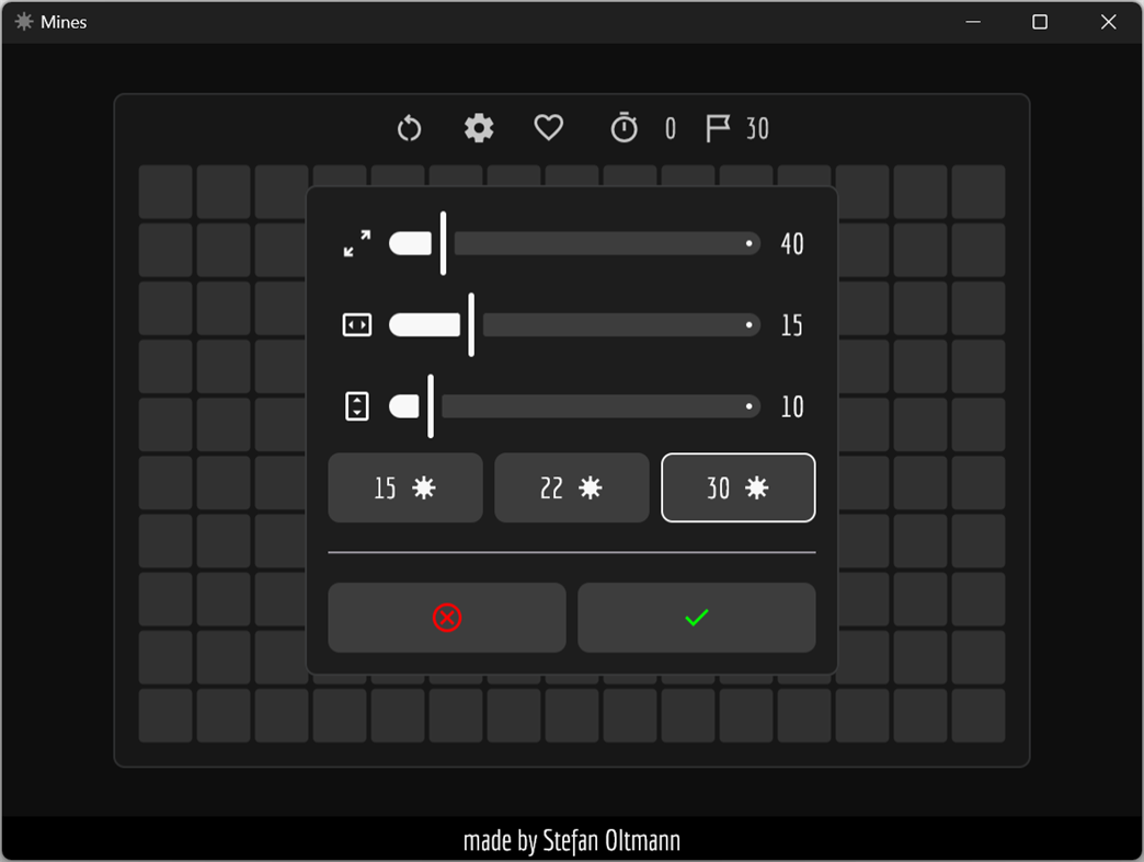#2. Mines for Windows (Windows) Podle: Stefan Oltmann