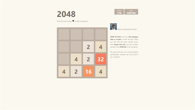 2048X screenshot 1
