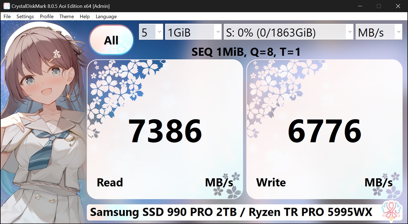 #2. CrystalDiskMark Aoi Edition (Windows) 由: Crystal Dew World