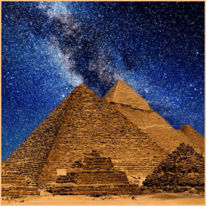 Secret code of the pyramids