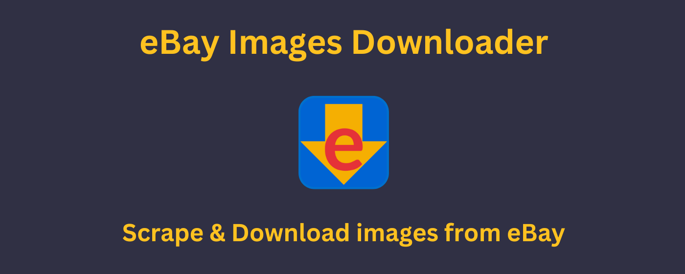 eBay Images Downloader marquee promo image