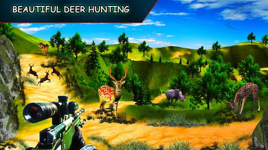 Wild Jungle Animal Hunting Sniper Shooting 3D screenshot 5