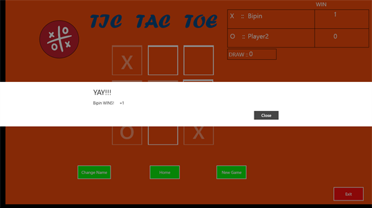 2-PLAYER TIC TAC TOE screenshot 3