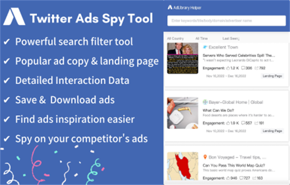 Ad Library - TikTok Ads Spy Tool