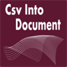 Csv Into Document file