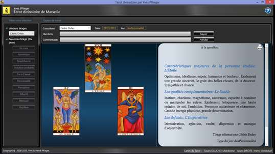 Tarot divinatoire de Marseille screenshot 4