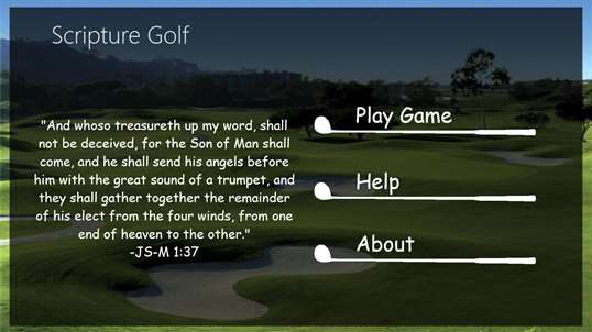 Scripture Golf screenshot 1