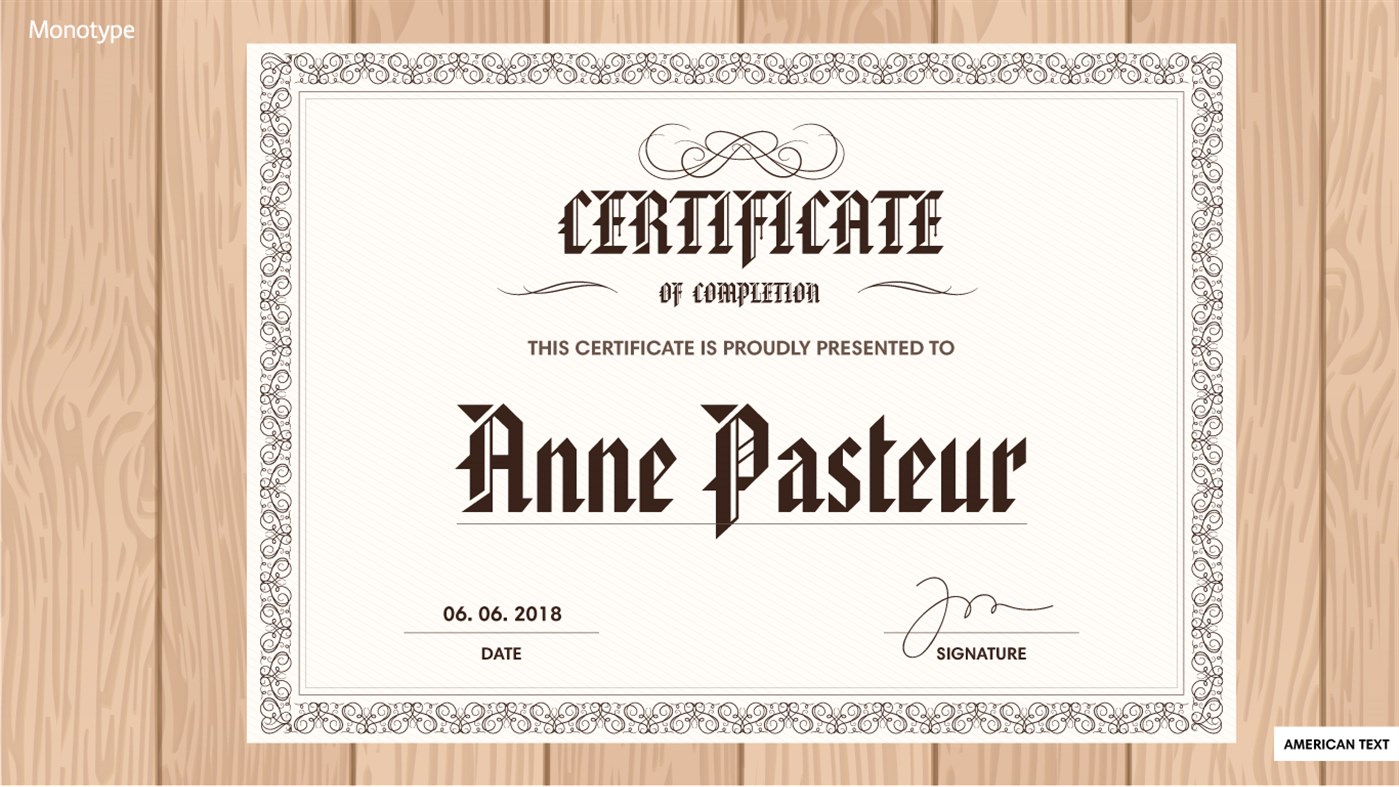 #2. Monotype Ceremonial Font Pack (Windows) 由: Monotype, Inc.