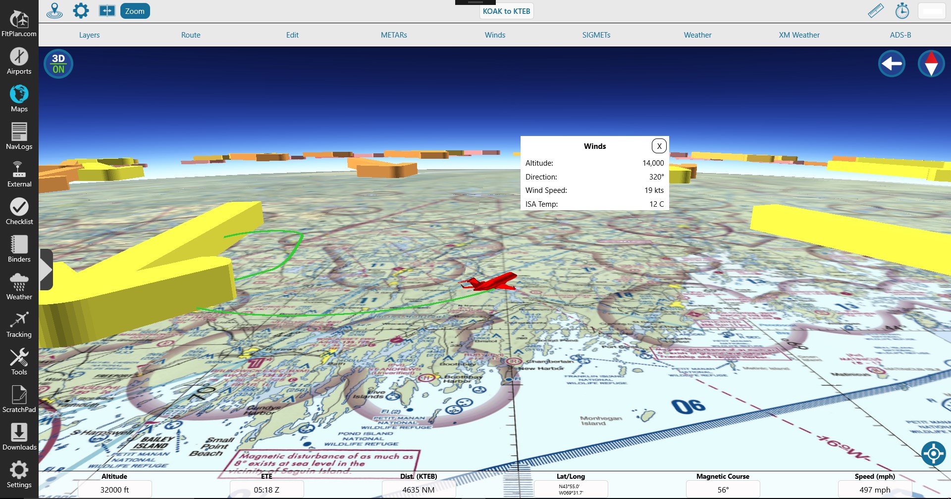 FltPlan Go for Windows 10
