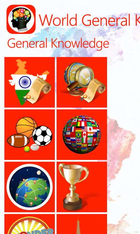 World General Knowledge Screenshots 1