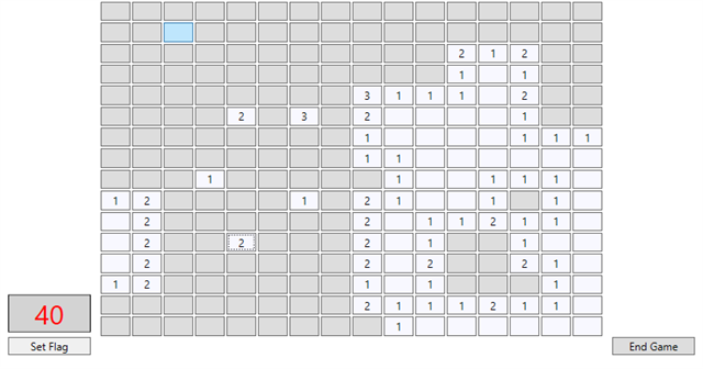 Basic Mine-Sweeper screenshot 1