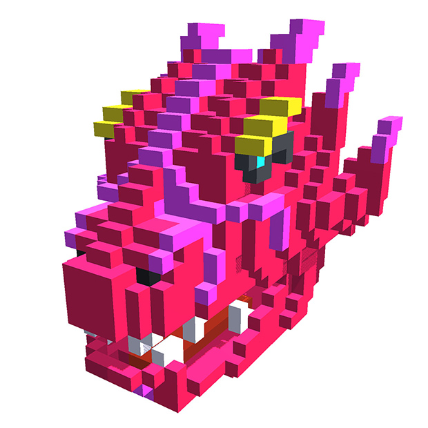 Dinosaur 3D Color By Number - Animals Coloring Book