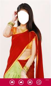 Women half saree screenshot 4