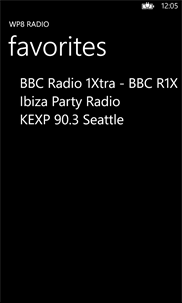 WP8 Radio screenshot 6