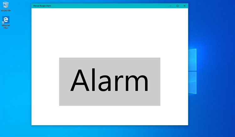 Alarm windows. Windows Alarms.