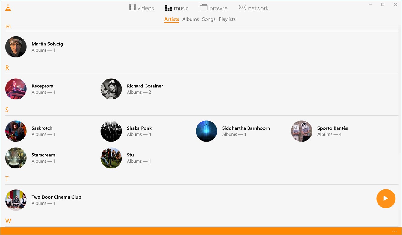 #1. VLC UWP (Windows) Door: VideoLAN