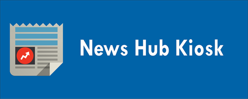 News Hub kiosk marquee promo image