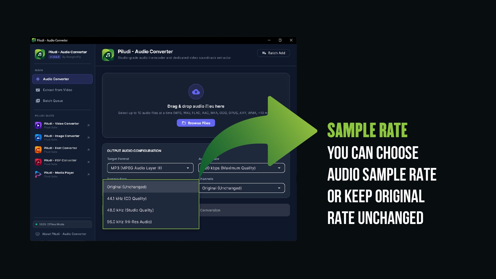 Piludi – Audio Converter Screenshot 5