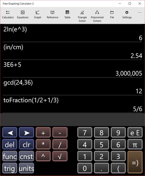 Free Graphing Calculator 2 Screenshots 1