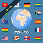 Atlas mondial & Quiz MxGeo Free