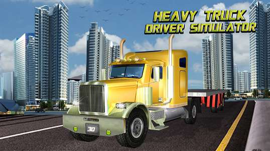 Heavy Truck Driver Simulator 3D - City Cargo Duty screenshot 1