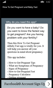 How To Get Pregnant and Baby Fast screenshot 2