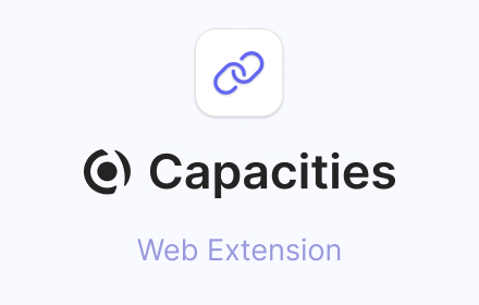 Capacities Web Extension small promo image