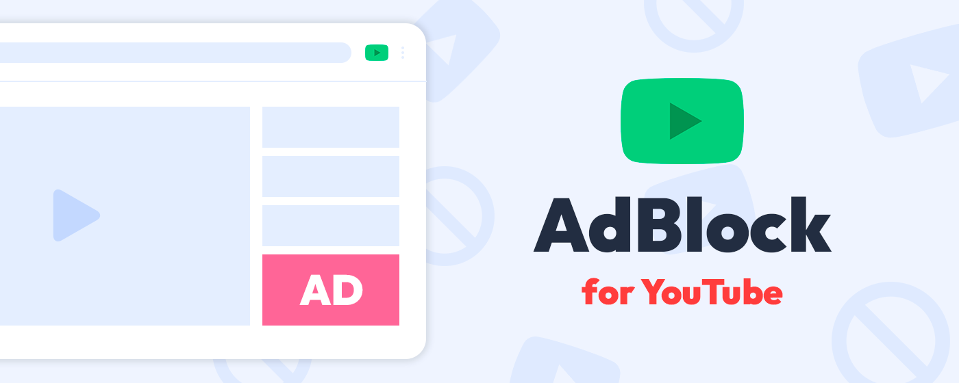 Adblock for YouTube™ marquee promo image