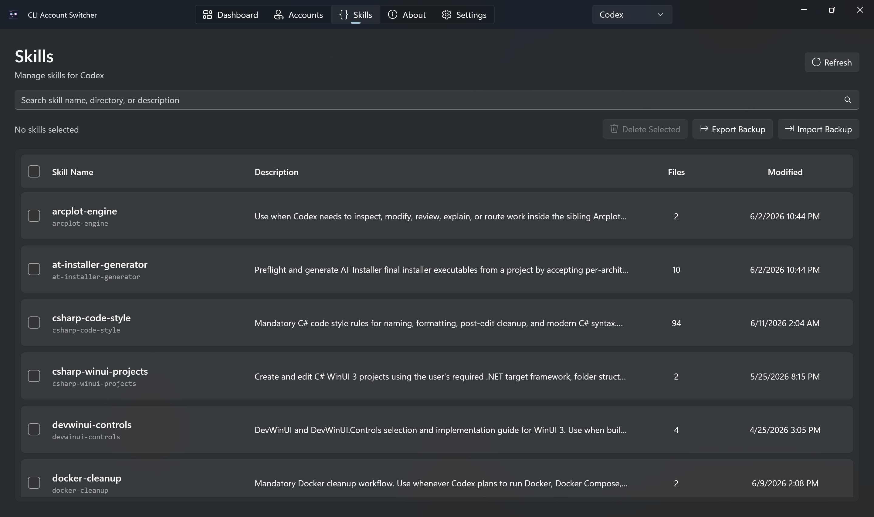 AI Usage Monitor & Switcher screenshot