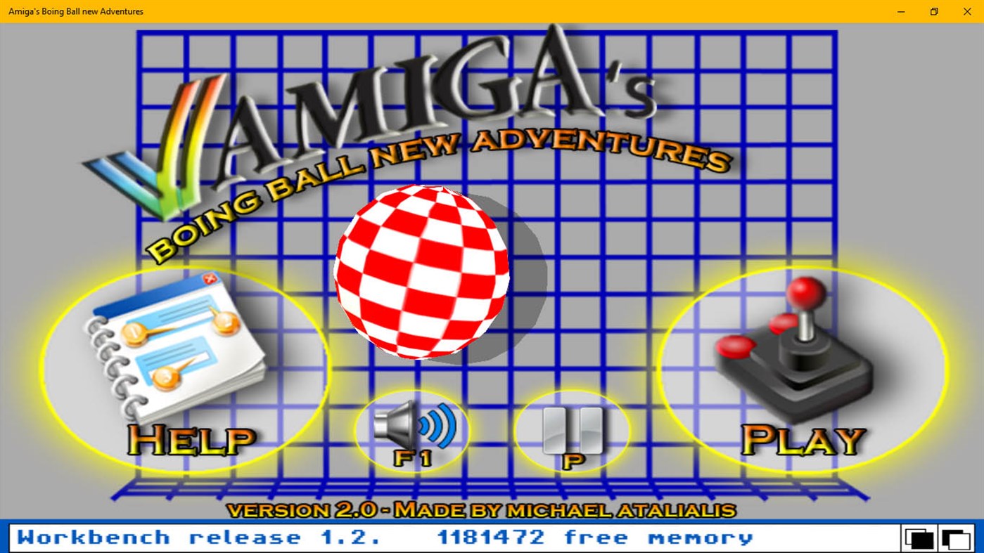 #1. Amiga's Boing Ball new Adventures (Windows) Podle: Michael Atalialis