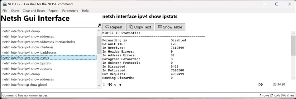 NetshG (Windows) Podle: Shipwreck Software